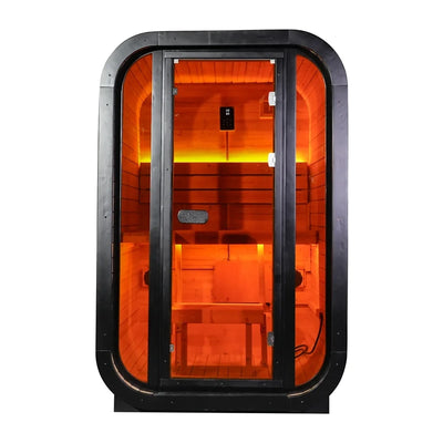 1–2 Person Outdoor Traditional Steam Sauna – Spruce Wood