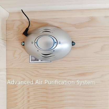 Charleston 4 Person Indoor Traditional Sauna Double Bench — product view 5