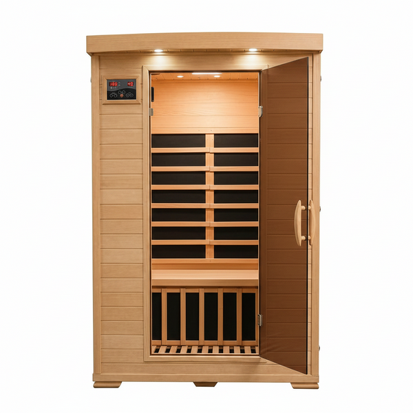 Coronado 2-Person Hemlock Infrared Sauna for Home